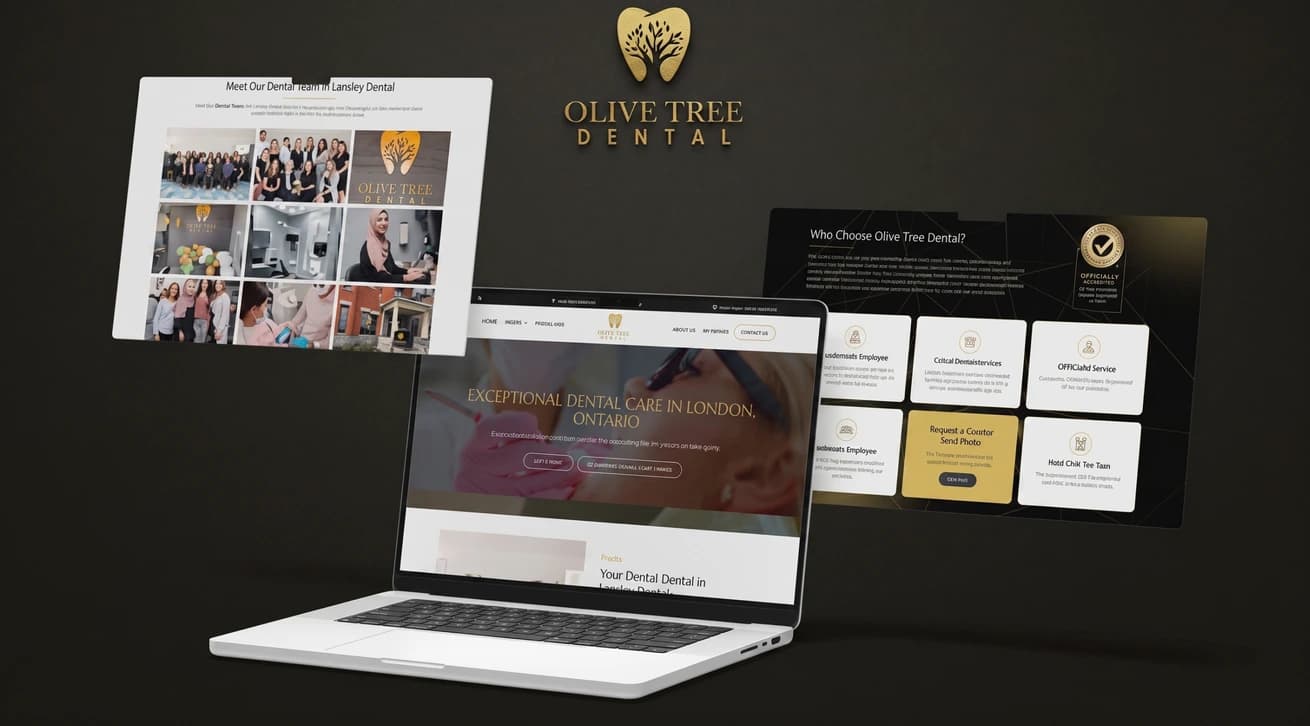 Olive Tree Dental website screenshot