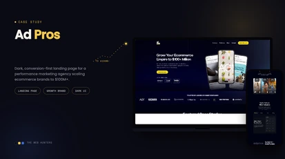 Ad Pros website screenshot