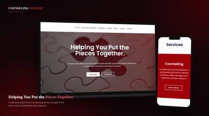 Counseling Support Services website screenshot