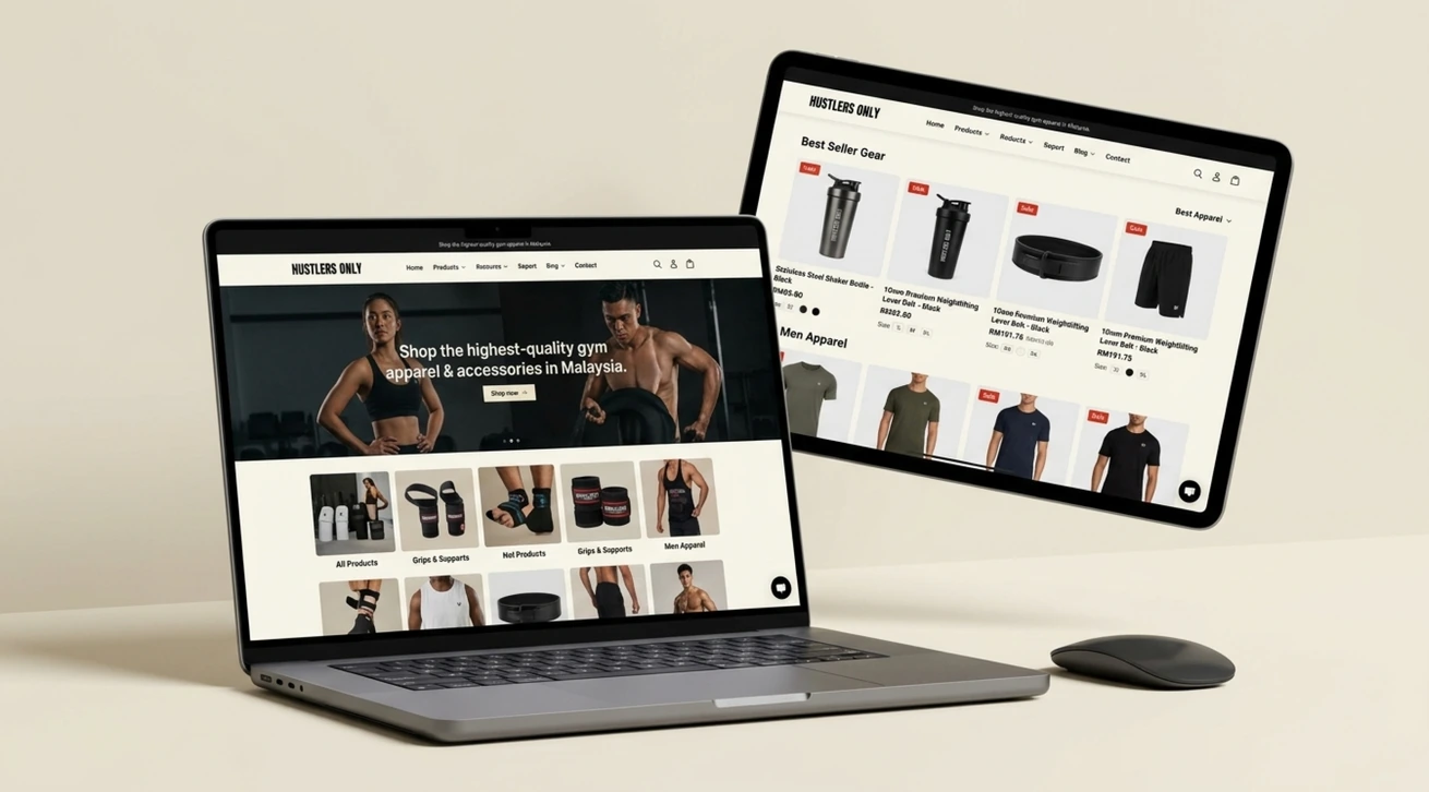 Hustlers Only Malaysia website screenshot