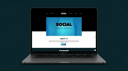 Social Video Studio website screenshot
