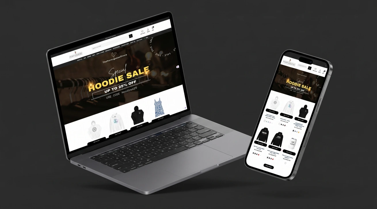 The Portuguese Store website screenshot